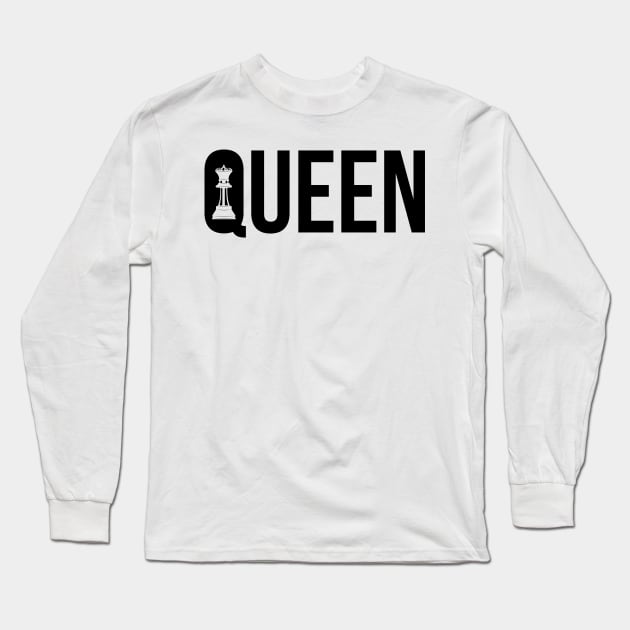 chess queen Long Sleeve T-Shirt by s4rt4